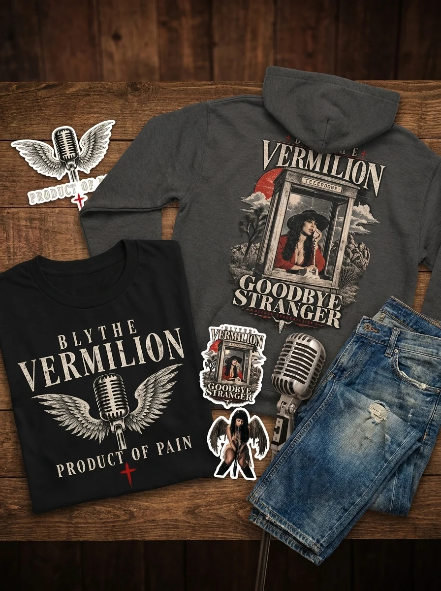 Blythe Vermilion merch bundle preview